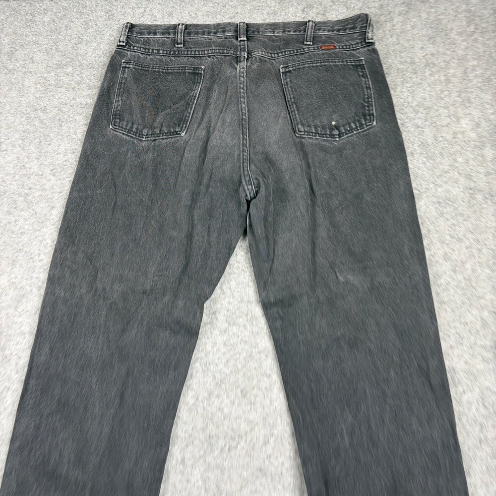 Rustler Jeans Mens 36x30 Black Faded Denim Regular Fit Western Outdoor Rugged - Picture 10 of 16